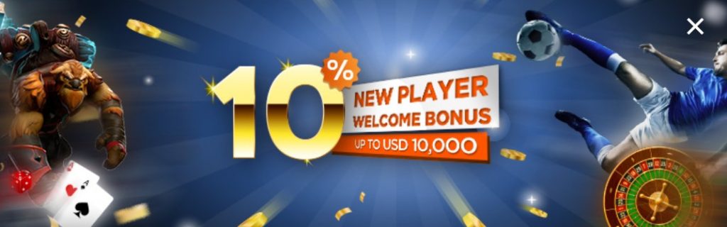 Бонус при регистрации в Pinacle888